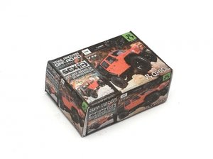 Top-Shelf Hobby Scale Accessories - 1/10 Miniature Cardboard Axial Jeep Wrangler Kit (red) Box - SRW-BOX08