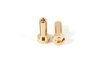 VR-5801 - Vampire Racing High Current 4mm Gold Plug Male 14mm