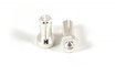 VR-5803 - Vampire Racing High Current 4mm Silver Plug Male 12mm