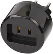 1508500010 Reisestecker Adapter, Steckdosenadapter Reise (Für: USA Steckdose und Euro Stecker 2,5A Sicherung)