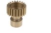 2438 Team Corally - 64 DP Pinion – Long Boss – Hardened Steel – 38 Teeth - ø3.17mm GEBRAUCHT