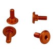 1UP-80252 - 1up Racing Servo Mounting Screws Orange – 6mm Thread (4pcs)