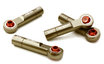 3MM METAL BALL END 35MM LONG M4 REVERSE THREAD(4) FOR 1/10 T-MAXX, REVO & SUMMIT C26789GUN - INTEGY