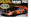 4982/56 KYOSHO DATSUN FAIRLADY KAROSSERIE + AUFKLEBER SCHALTUNG 20 CB77