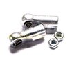 ALU 3MM MOUNTING HOLE W/ M3 THREAD (2) FOR STOCK JATO SHOCKS T7925SILVER - INTEGY