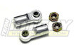 ALU 3MM MOUNTING HOLE W/ M4 THREAD (2) FOR JATO SHOCKS MSR6 T7971SILVER - INTEGY