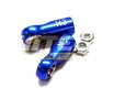 ALU BALL END 3MM (2) FÜR STOCK 1/10 REVO, E-REVO, SUMMIT & SLAYER (BEIDE) SHOCKS T3243BLUE - INTEGY