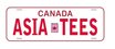 ATees Realistic Canada Licence Plate (ASIATEES) For RC Cars - ATG10293