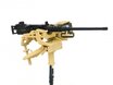 BA-H02 BA Model Studio 1/10 Scale Model M2HB Browning .50 Caliber Machine Gun Replica (Standard Ammo Box wo/ Shield)