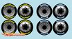 BRP Truck Tyre Decals for Touring Car Tyres - Michelin & GoodYear BRPD1221 - THE BORDER