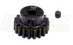 C23173 Steel Pinion Gear 19T, 1M/5mm Shaft for 1/8 Off-Road & Savage Flux