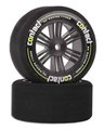 CONTACT Nitro 1:10 Carbon-Felge 37° hinten 30mm Moosgummi - J13774