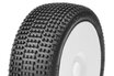 CT-15003-1-W Captic Racing - ZONDA XTR - 1/8 Buggy Tires Mounted - CR-1 (Medium) Racing Compound - White Rims - 1 Pair