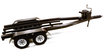 DUAL AXLE BOAT TRAILER ALU KIT FOR 1/10 SCALE RC 670X190X160MM C27640BLACK - INTEGY