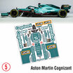 F1 Sticker Aston Martin Cognizant