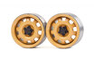 G0130KY GRC 1.9 Metal Beadlock Wheel G10 (2) Yellow