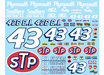 Mike-043 STP Richard Petty 1:10 - MIKE Stickers