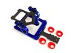 NX-105 Nexx Racing Precision CNC 7075 Square Motor Mount For 90-94 RM (Blue) for Kyosho Mini-Z MR-03