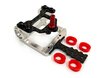 NX-114 Nexx Racing Precision CNC 7075 Square Motor Mount For 98-102 LM (Silver) for Kyosho Mini-Z MR-03
