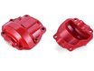 P860002 RGT Aluminum Portal Axle Box Cover Red (2) for 1/10 Rock Cruise EX86100