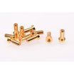 RP-0182 - RUDDOG 4mm Gold Plug Male 12mm (10pcs)