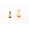 RP-0183 - RUDDOG 4mm Gold Plug Male 14mm (2pcs)