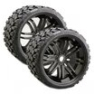 SRC1002B SWEEP TERRAIN CRUSHER BELTED T YRE BLACK 17MM WHEELS 1/2 OFFS