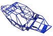 STEEL TUBE FRAME ROLL CAGE FOR AXIAL RR10 BOMBER 4WD OBM-1351BLUE