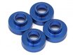 TRC/302442B Team Raffee Co. Aluminum Servo Washer (4) 3x7.5mm Blue