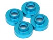 TRC/302442LB Team Raffee Co. Aluminum Servo Washer (4) 3x7.5mm Light Blue