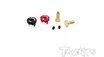 TW-EA-040-4-RB T-Works Heatsink Goldstecker Set 4mm - Rot/Schwarz