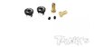 TW-EA-040-5-BB T-Works Heatsink Goldstecker Set 5mm - Schwarz/Schwarz