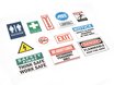 Top-Shelf Hobby Scale Accessories - Assorted Shop Signs (over 10pcs ) - SRW-SGN01