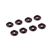 UR1521-N - Ultimate RC 3mm Schwarz Aluminium Unterlegscheibe Cap Head Schraube konisch (10)