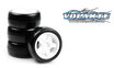 VT-VMI-PG036R5 Volante Mini 36R Rubber Slick Tire Pre-glued 4pcs (0 Off set mit 5 spoke wheel)